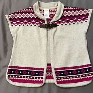 Gymboree Poncho Style Sweater 🍂